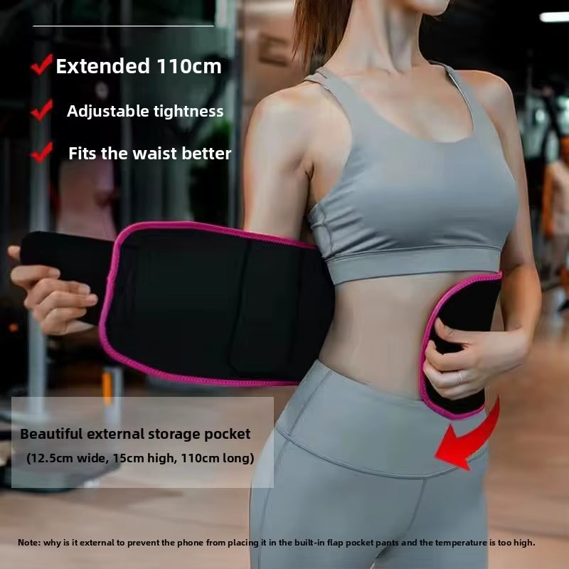 Sports Breathable Sweating Waist Sculpting Running Fat Burning Sweating Fitness Belt