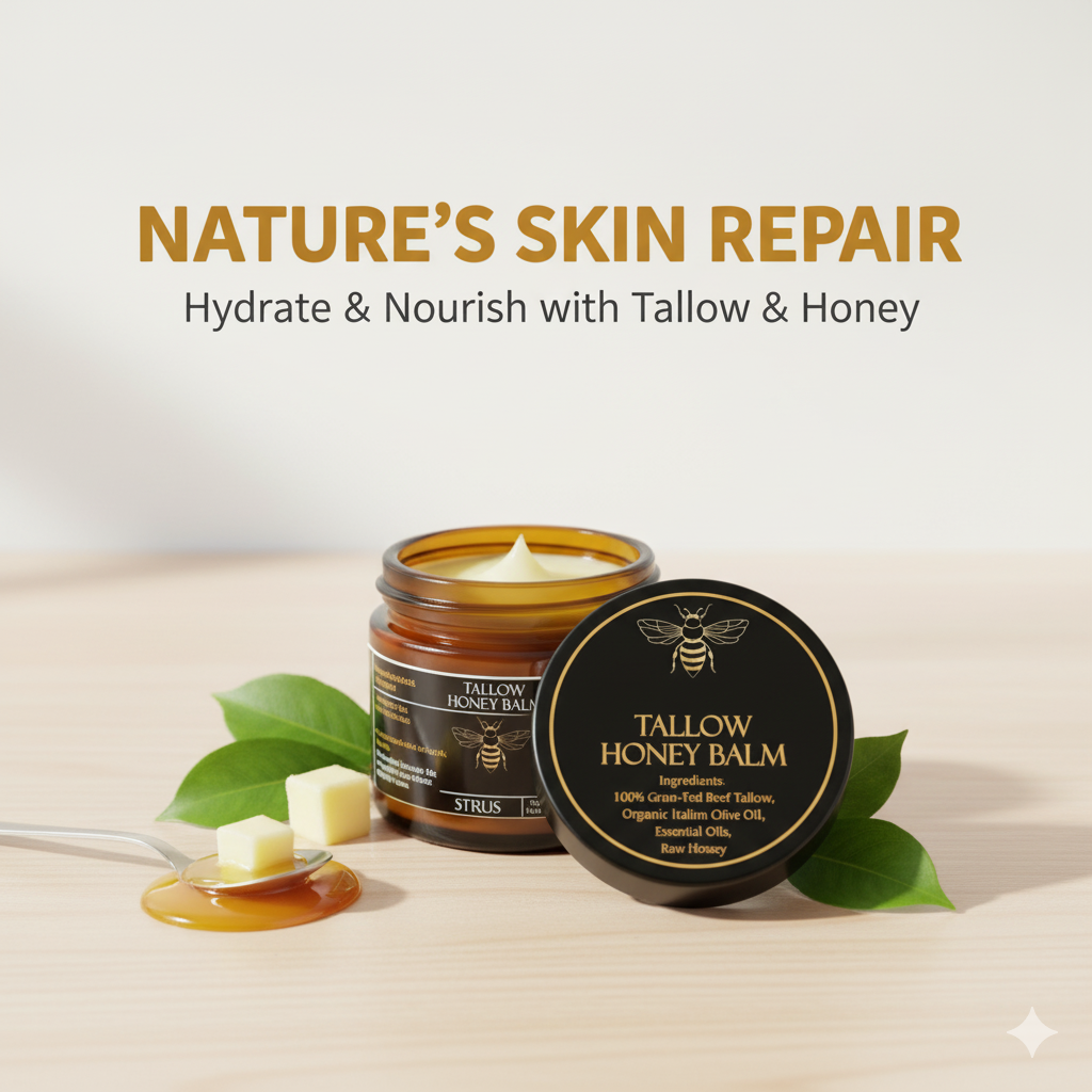 Organic Tallow Honey Moisturizing Cream