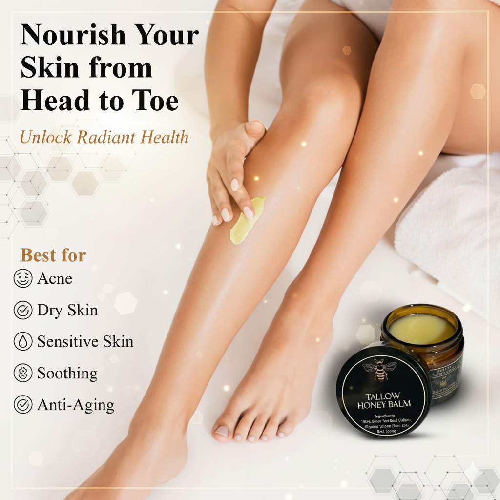 Organic Tallow Honey Moisturizing Cream