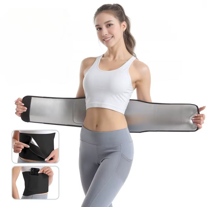 Sports Breathable Sweating Waist Sculpting Running Fat Burning Sweating Fitness Belt